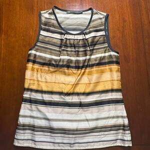 Outback Red Striped Sleeveless Top Size XS